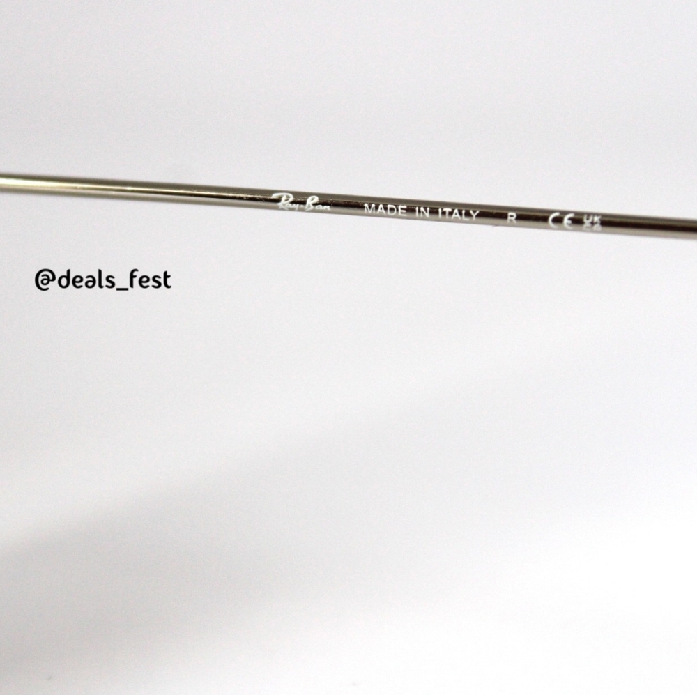Model Display RayBan Aviator Silver RB3025 Mirror - Picture 11 of 17
